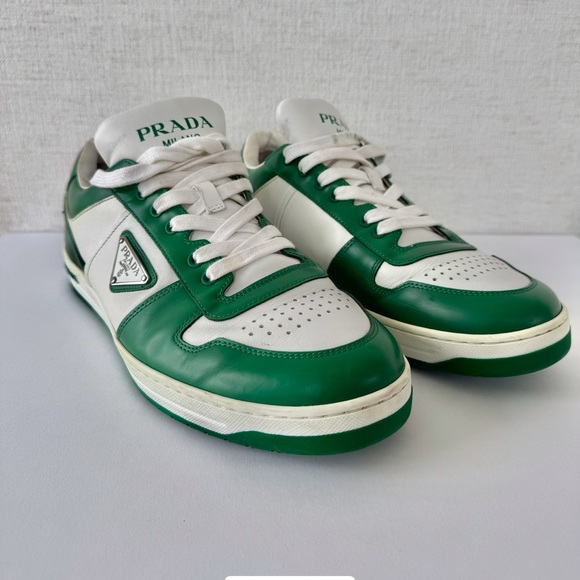 Prada Downtown leather sneakers - Picture 3 of 12